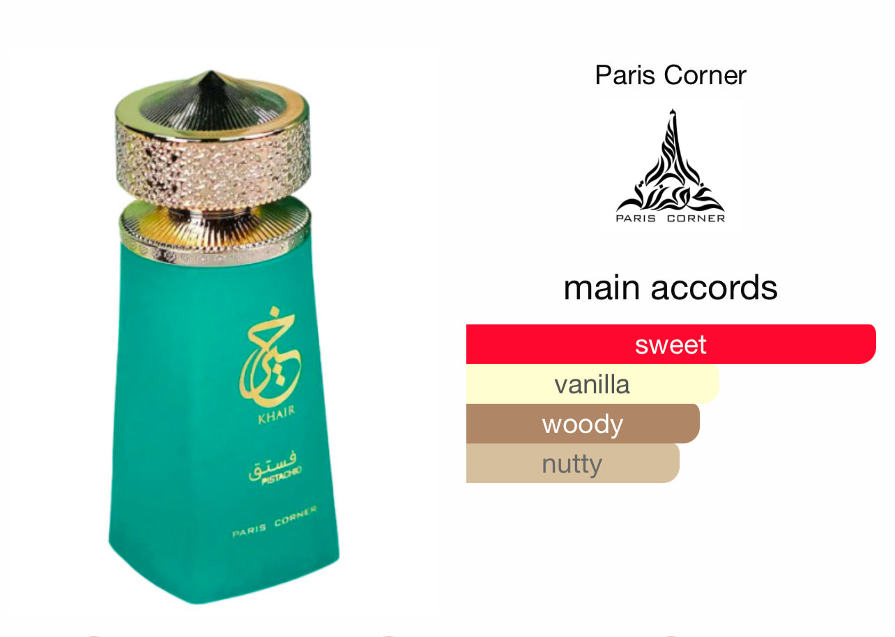 Paris Corner Khair Pistachio edp